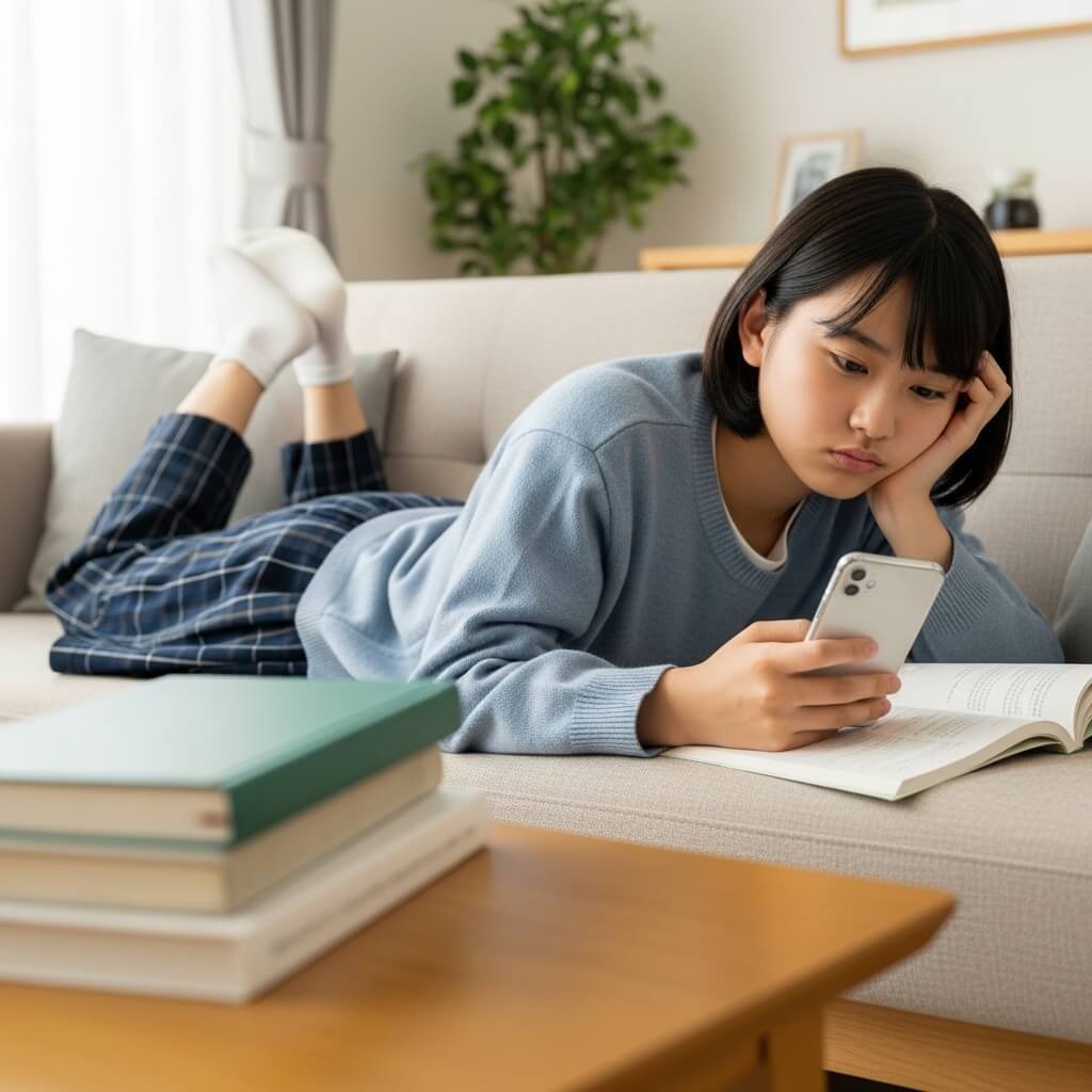 家で全く勉強しない